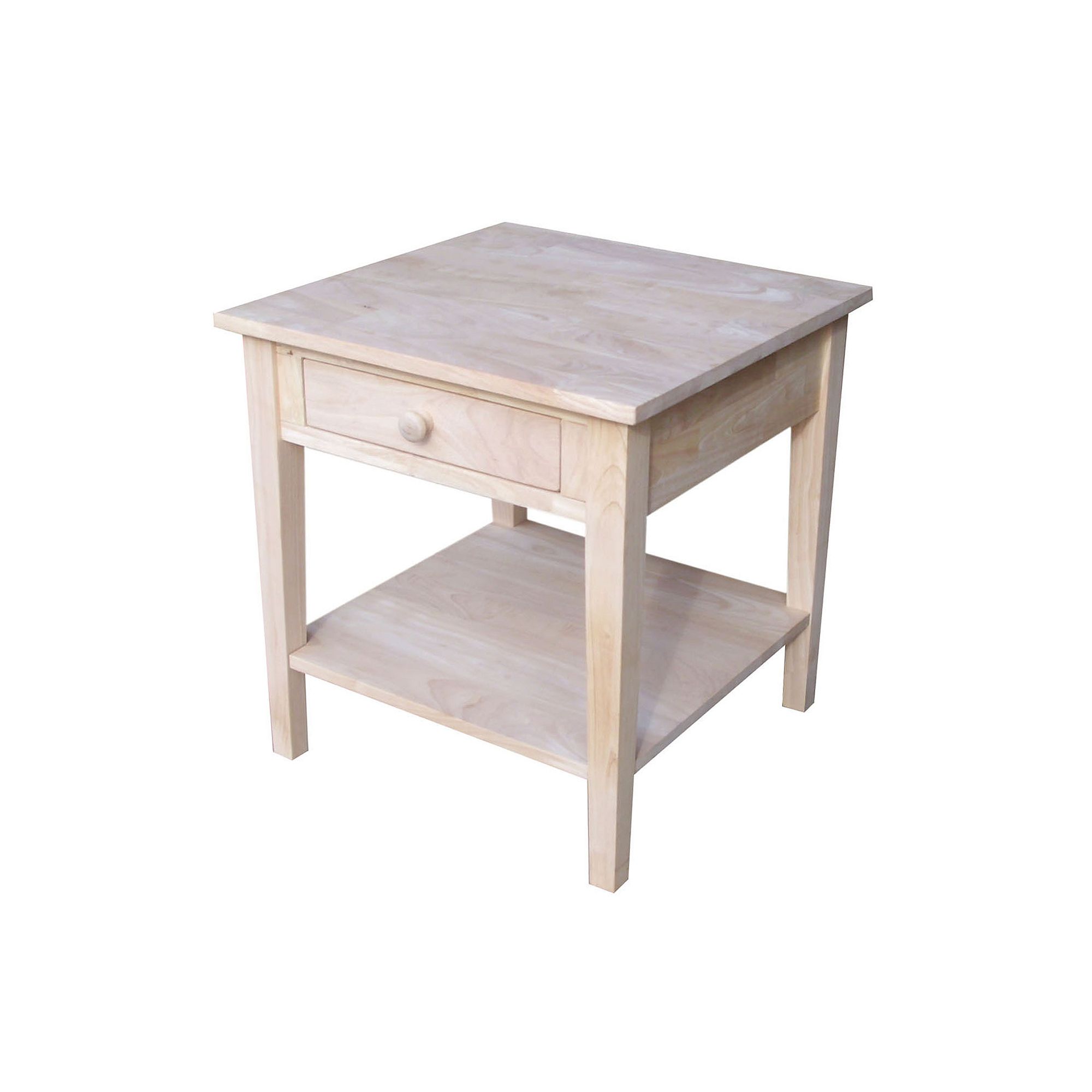 Spencer End Table, Beige