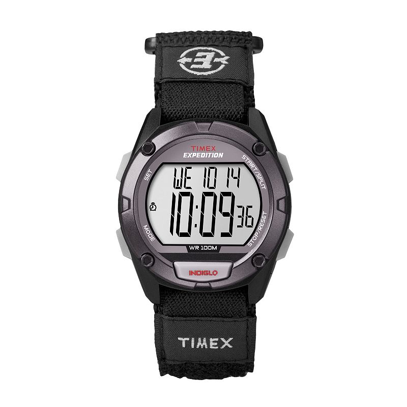 Timex® Men's Expedition Full Core Digital Chronograph Watch - T49949, Size: Medium, Black