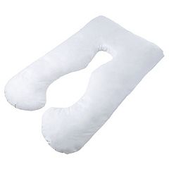 Nue by Novaform C-Shape Pregnancy Pillow with Antimicrobial Cool Cover