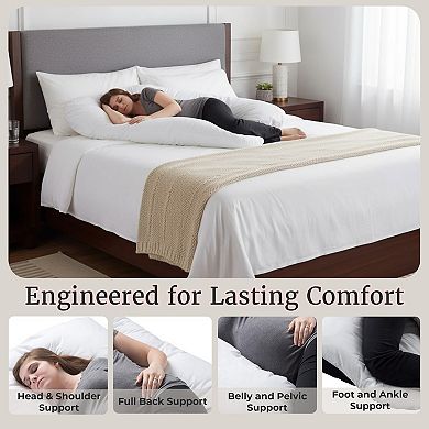 Lavish Home U-Shaped Pregnancy Pillow