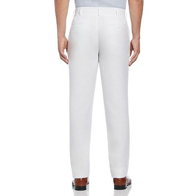 chinese dress ladies Tailored White Linen Mens Dress Pants – Ike Behar main image 1