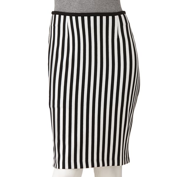 LBK Striped Pencil Skirt - Juniors