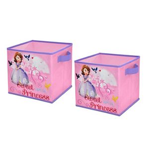 Disney Sofia the First 2-pk. Collapsible Storage Cubes