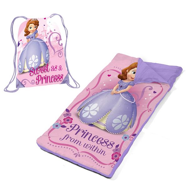 Details about   Sofia The First Disney Princess Slepping Bag BackPack Bedding Camp Clothes Girl 