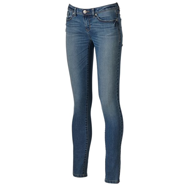 LC Lauren Conrad Faded Skinny Jeans
