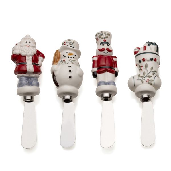 Pfaltzgraff Winterberry 4pc. Christmas Spreader Set