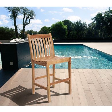 Caribbean Palms Teak 5-pc. Square Outdoor Dining Set