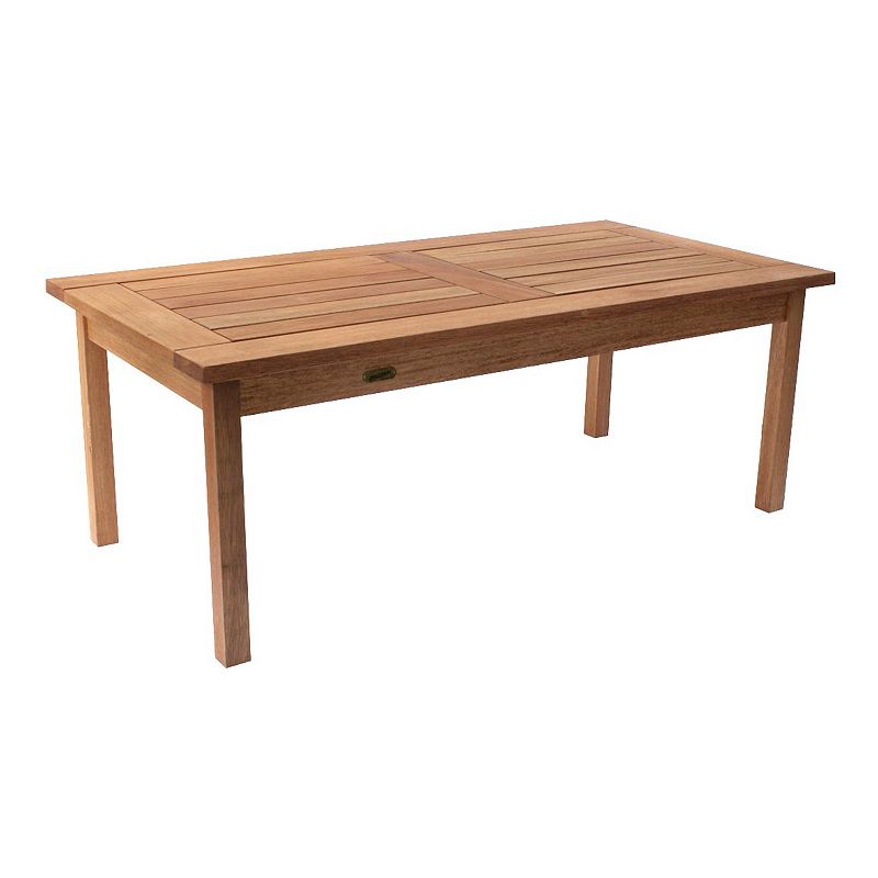 Amazonia Milano Outdoor Coffee Table, Brown