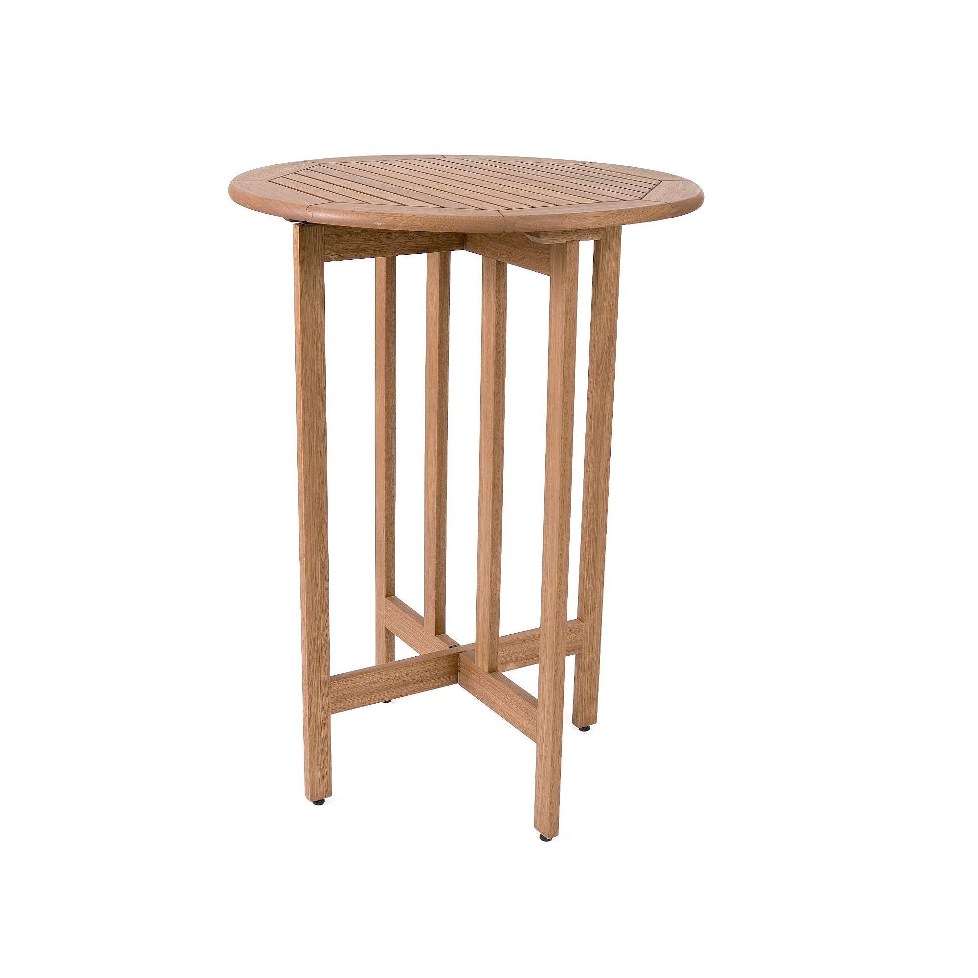 Amazonia Ibiza Round Outdoor Bar Table, Brown