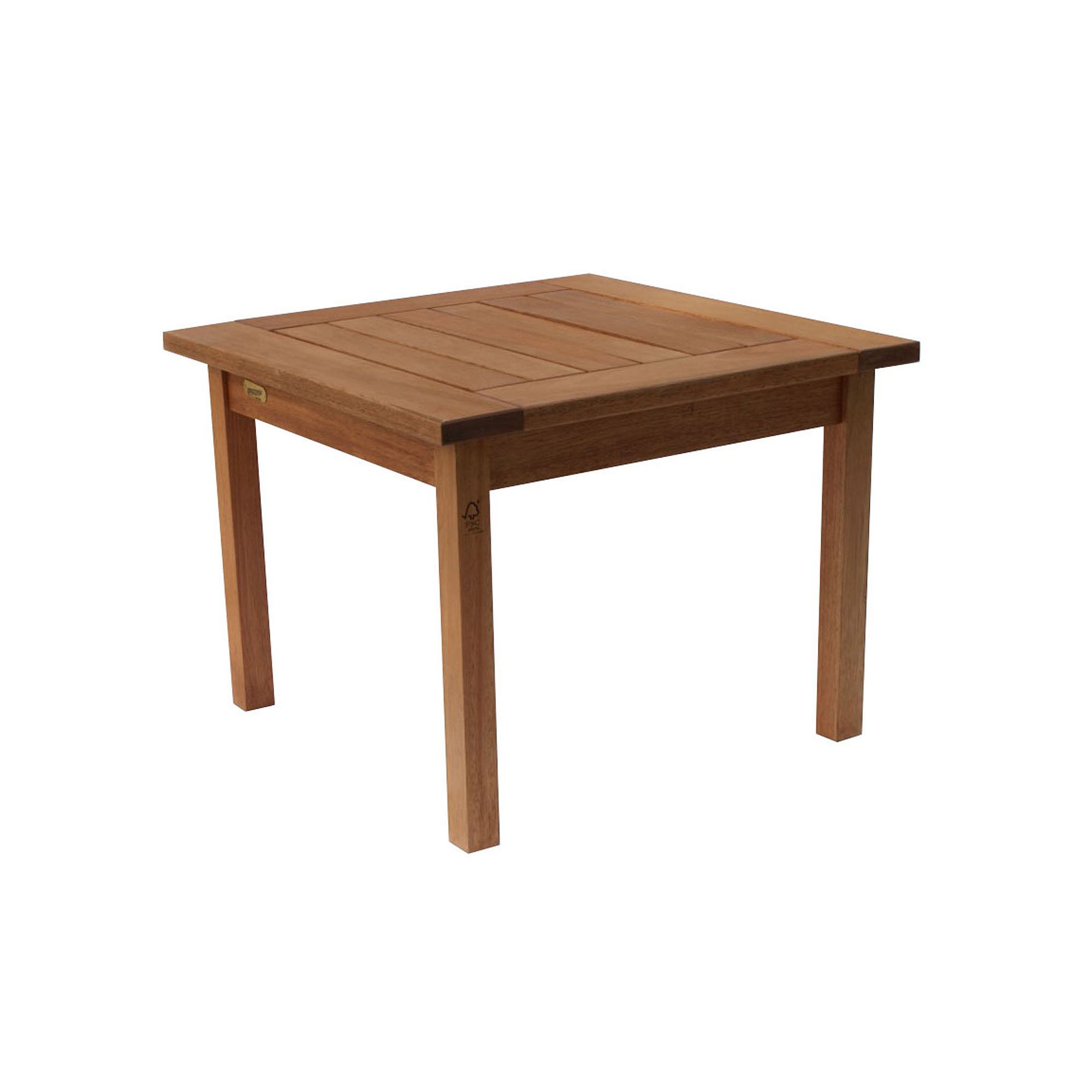 Amazonia Milano Outdoor Side Table, Brown