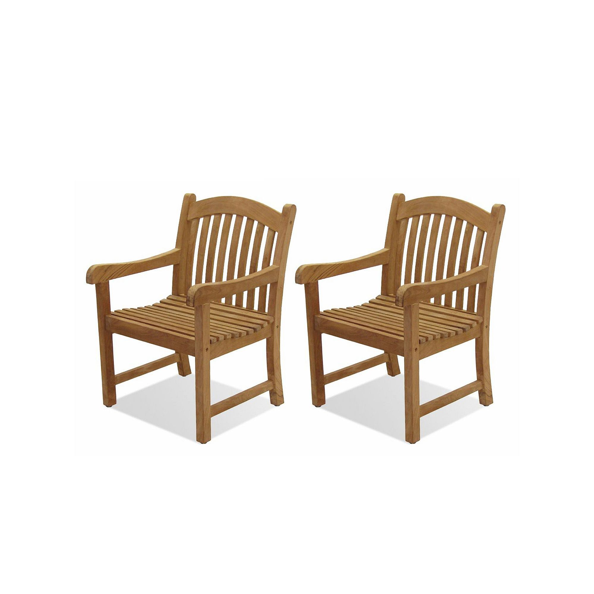 94265525 Amazonia Teak 2-pc. Teak Sumbawa Arm Chair Set, Br sku 94265525