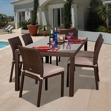 Atlantic 8-pc. Liberty Wicker Outdoor Chair Set