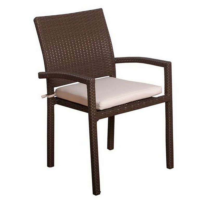 Atlantic 8-pc. Liberty Wicker Outdoor Chair Set, Brown