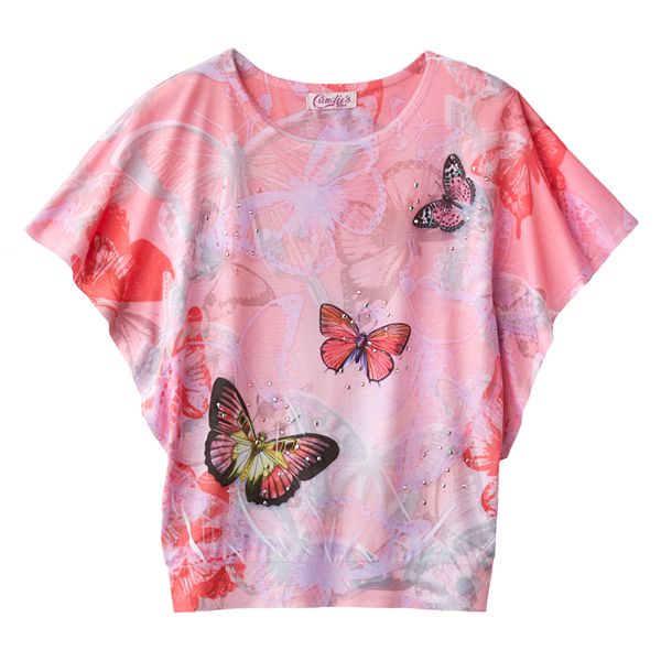 Candie's® Butterfly Top - Girls