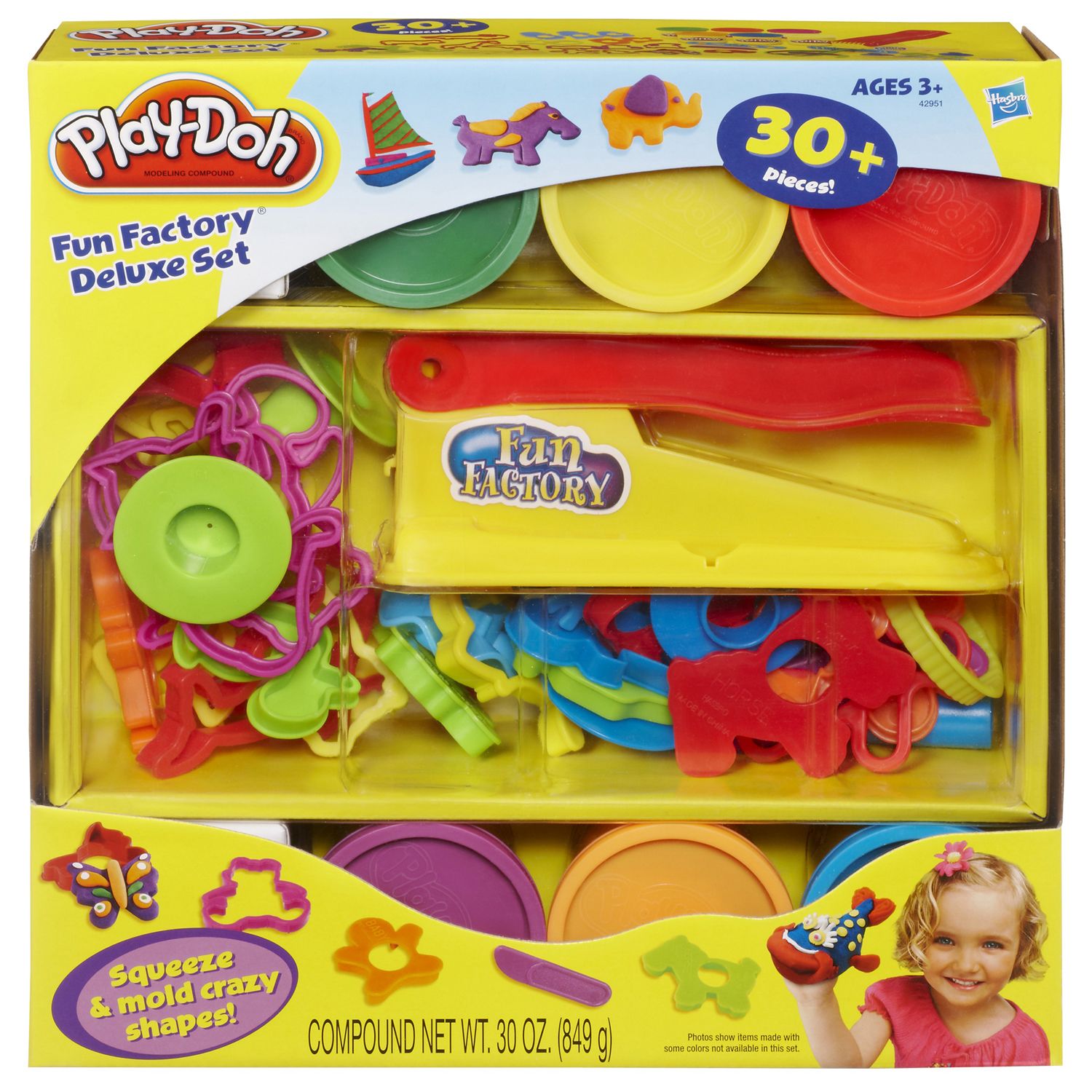 play doh fun factory set