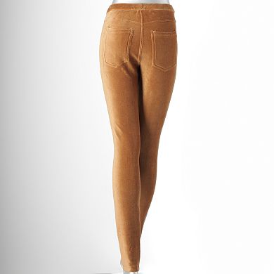Simply Vera Vera Wang Narrow Leg Corduroy Leggings