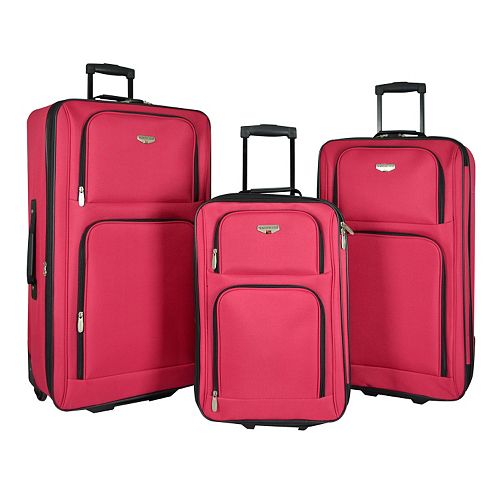 Travelers Club Value 3-Piece Wheeled Luggage Set