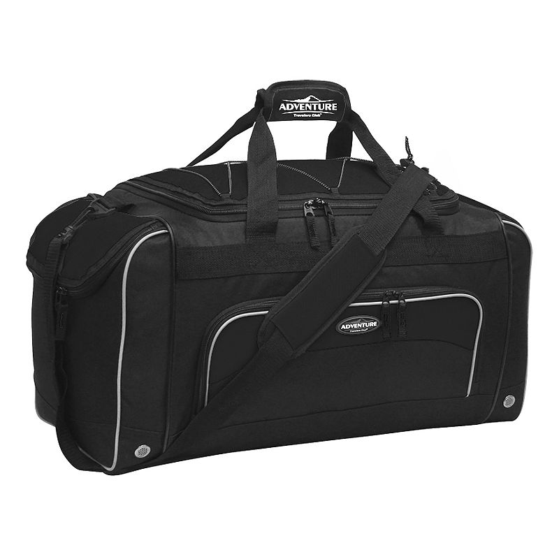 Travelers Club 24-in. Sport Duffel Bag, Size: 24 INCH, Black