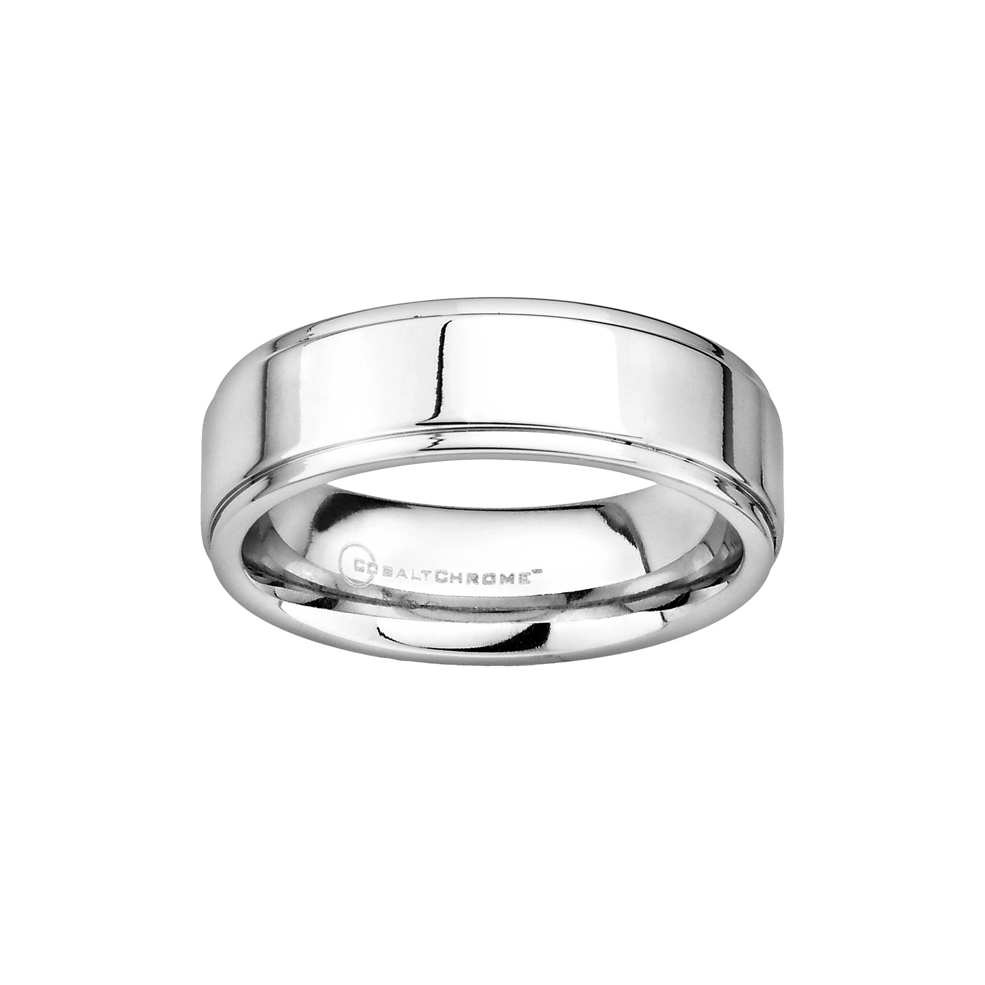 Boston Bay Diamonds Cobalt Chrome Wedding Band - Men, Mens, Size: 5, Grey