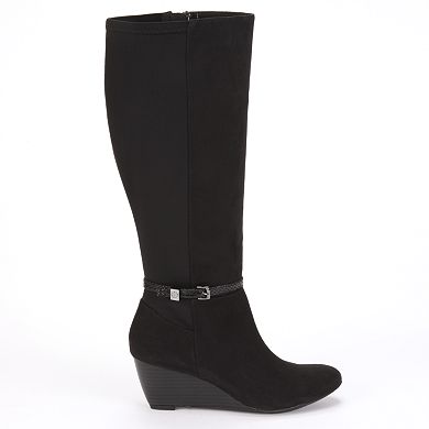 Dana Buchman Tall Wedge Boots - Women
