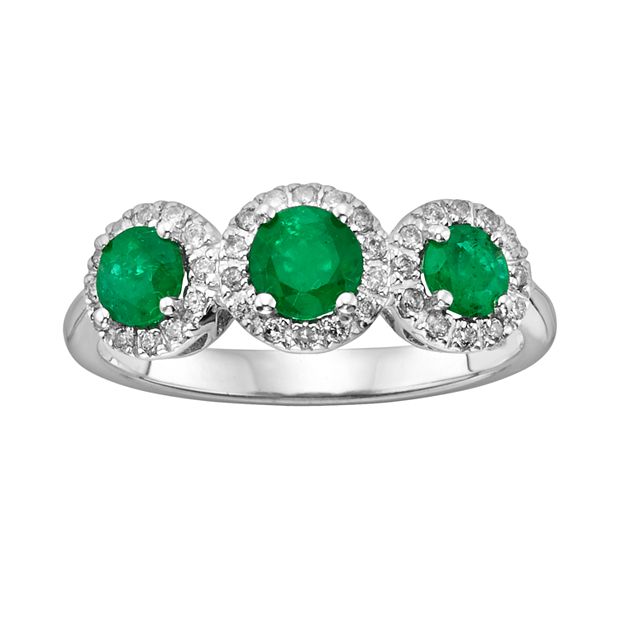 Kohls hot sale emerald rings