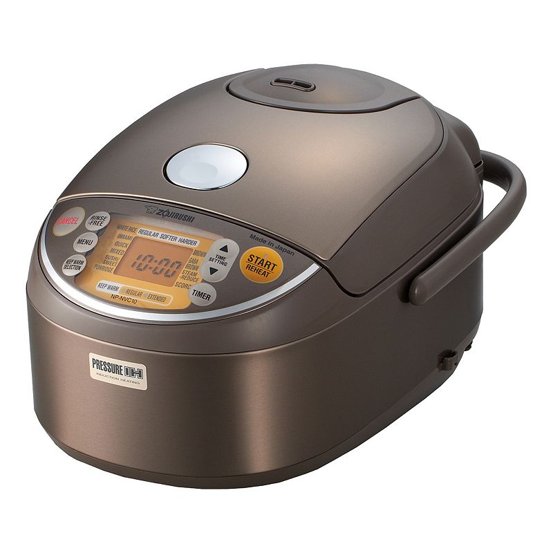 Zojirushi 5.5-Cup Induction Heating Pressure Rice Cooker and Warmer, Brown