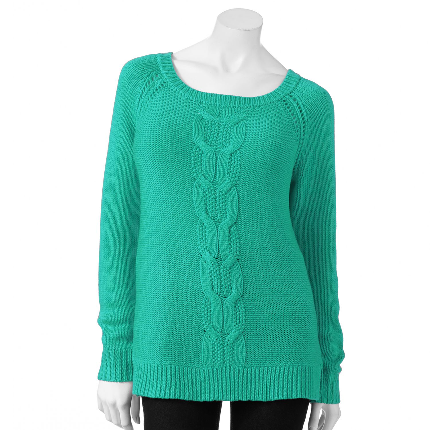 kohls womens cable knit sweater
