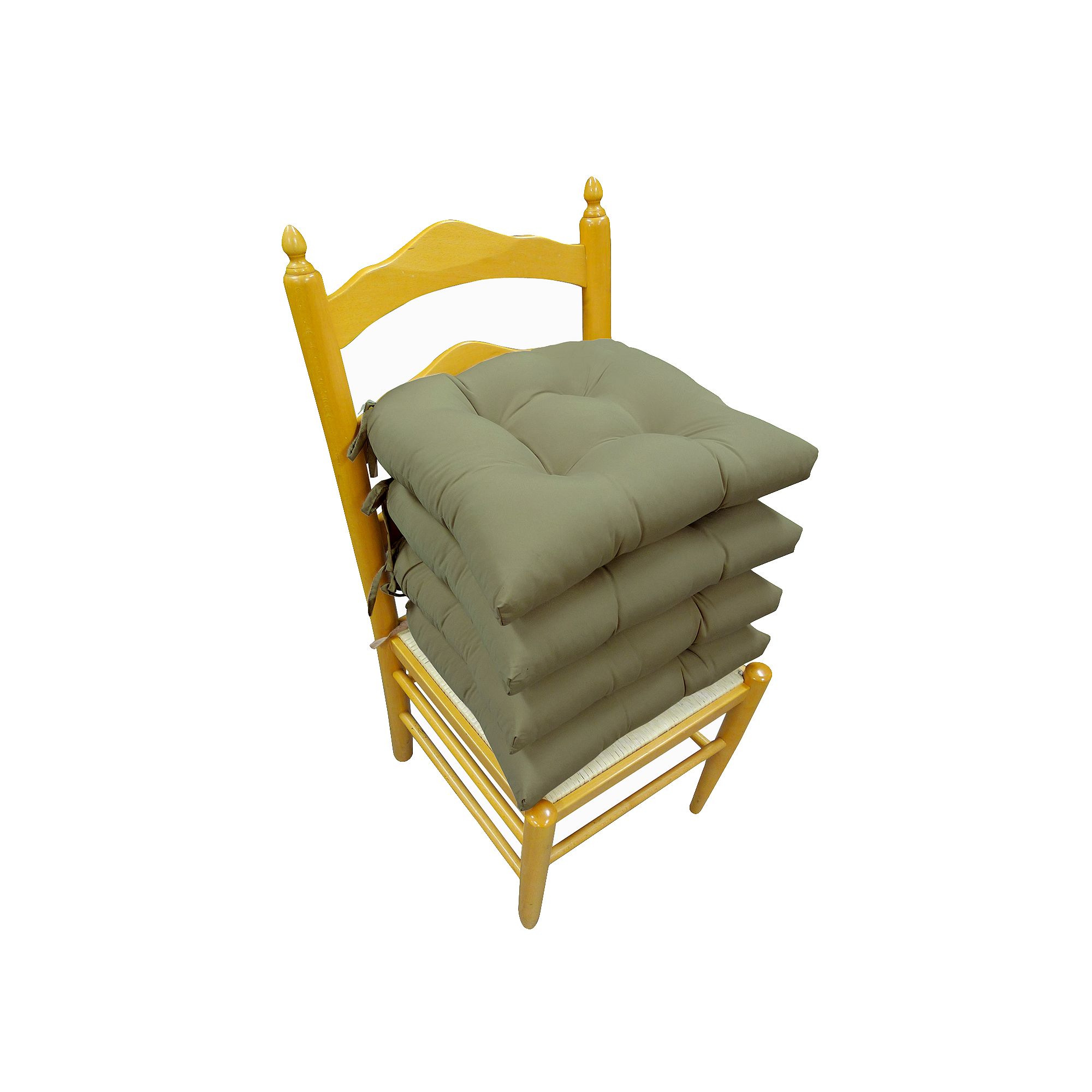 Essentials Microfiber 4-pk. Chair Pads, Green