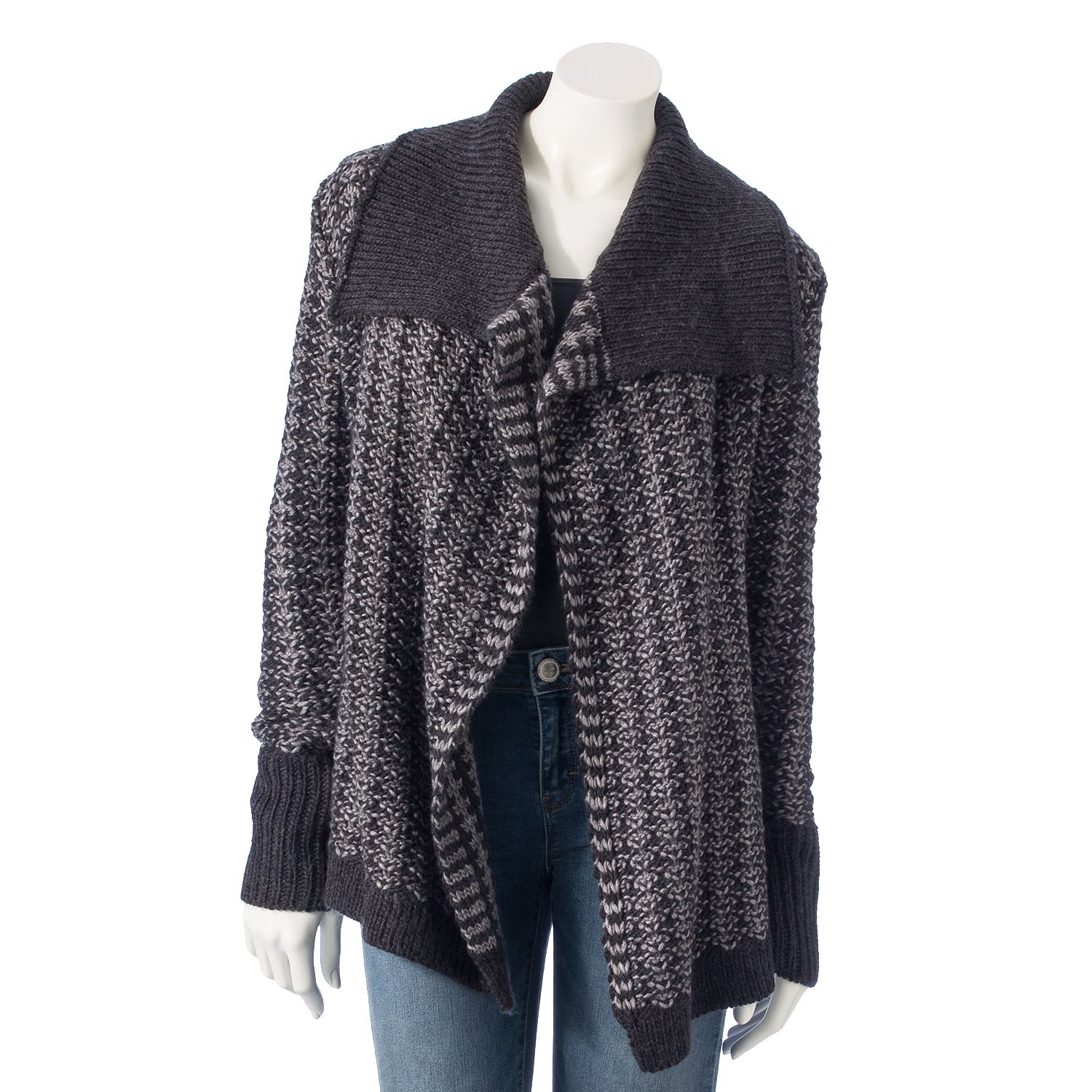 kohls womens long cardigans
