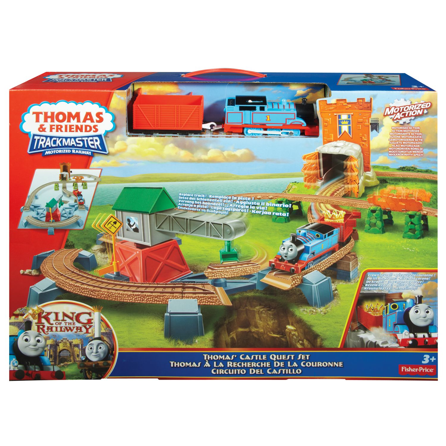 thomas the train trackmaster castle quest set