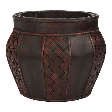 nearly natural 2-pc. Weave Decorative Planter Set