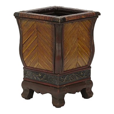 nearly natural 2-pc. Floral Decorative Planter Set