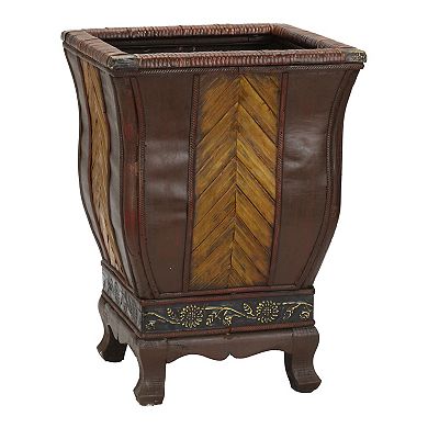 nearly natural 2-pc. Floral Decorative Planter Set
