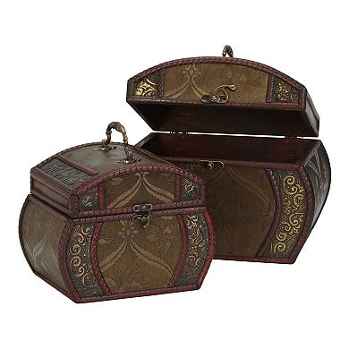 nearly natural 2-pc. Floral Decorative Chest Set
