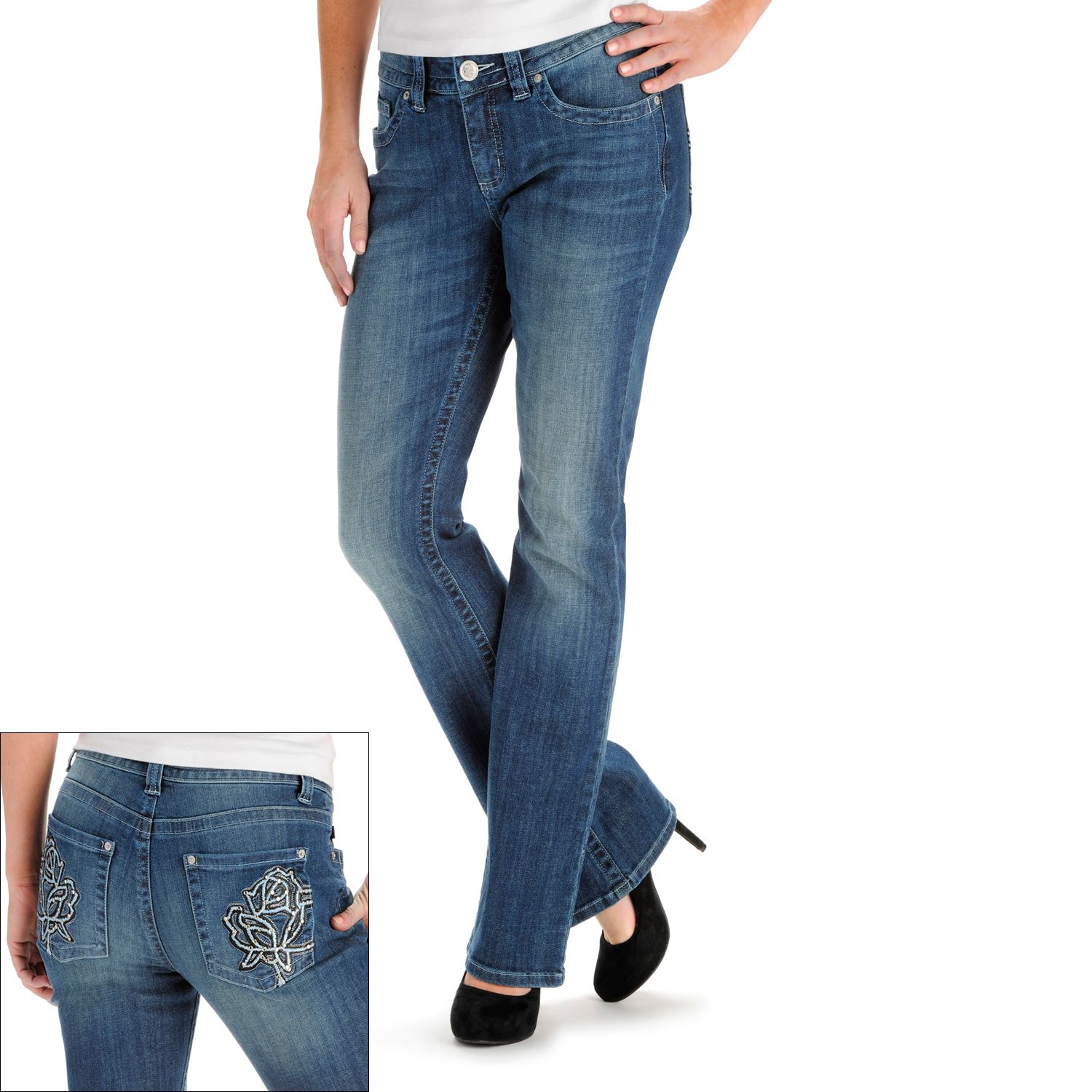 lee slender secret jeans at kohl's