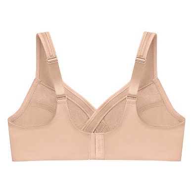 Glamorise Bra: Magic Lift Unlined Wire-Free Full-Figure Minimizer Bra 1003