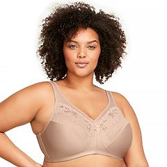 Glamorise Womens Magic Lift Full-Figure Wirefree Support Bra, 44D, Cafe Au  Lait : : Clothing, Shoes & Accessories