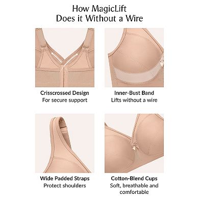 Plus Size Glamorise Magic Lift Full-Coverage Bra