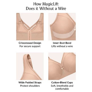 Plus Size Glamorise Magic Lift Full-Coverage Bra 