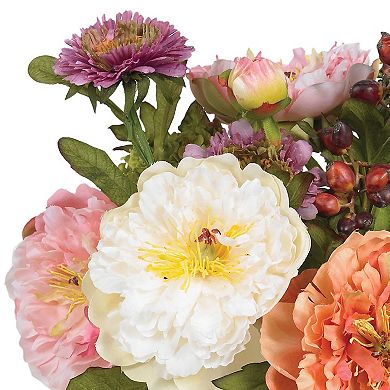 nearly natural Silk Peony Arrangement