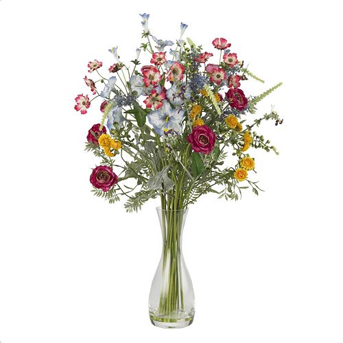 nearly natural Silk Wildflower Garden Arrangement