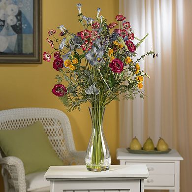 nearly natural Silk Wildflower Garden Arrangement