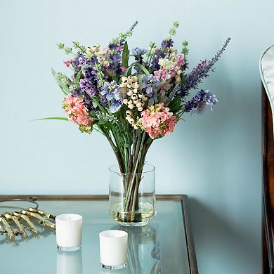 nearly natural Silk Lavender and Hydrangea Arrangement