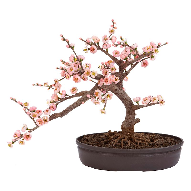 nearly natural Silk Cherry Blossom Bonsai Tree, Pink