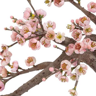 Nearly Natural Cherry Blossom Bonsai Silk Tree, Pink