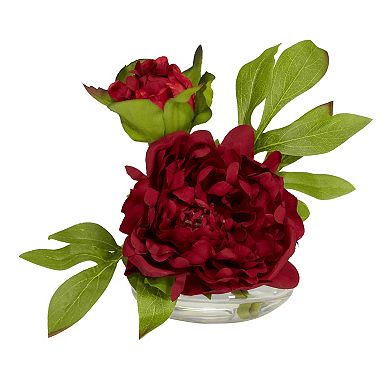 nearly natural 3-pc. Silk Peony Flower Set