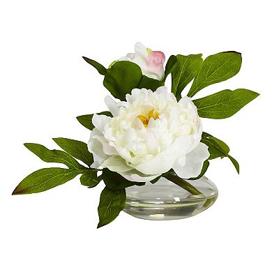 nearly natural 3-pc. Silk Peony Flower Set