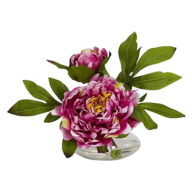 nearly natural 3-pc. Silk Peony Flower Set
