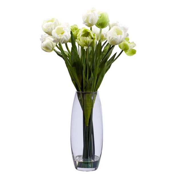 Silk tulip deals flower arrangements