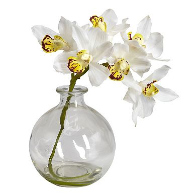 nearly natural 3-pc. Silk Cymbidium Flower Set